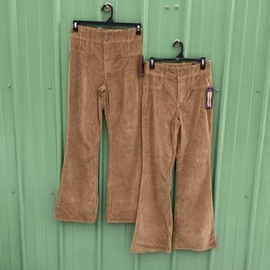 Pintuck Flare High Rise Corduroy Pants Regular 2-Pack Size 9